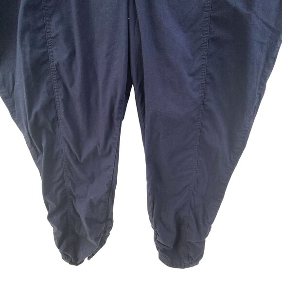 Torrid  Cropped Ankle Pants Elastic Wasitband Pull On Casual Navy Women Size 3X - Picture 2 of 7